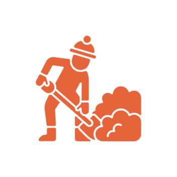 Snow removal illustration